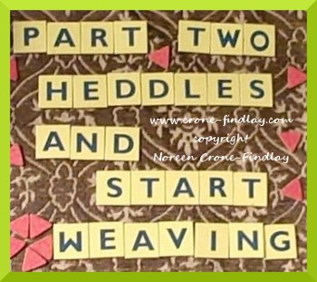 How to weave Inkle bands on the Mirrix Loom part 2-1 (c)