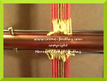 How to weave Inkle bands on the Mirrix Loom part 2-11 (c)