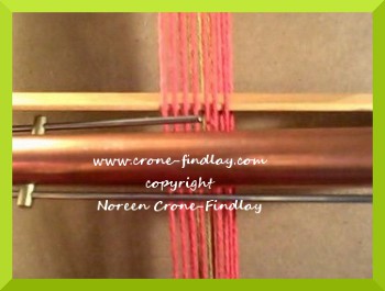 How to weave Inkle bands on the Mirrix Loom part 2-4 (c)