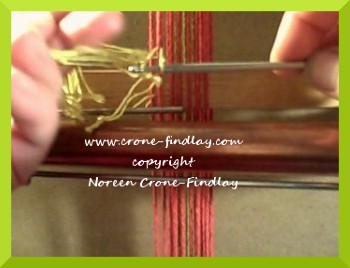 How to weave Inkle bands on the Mirrix Loom part 2-5 (c)