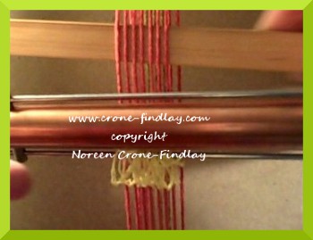 How to weave Inkle bands on the Mirrix Loom part 2-7 (c)