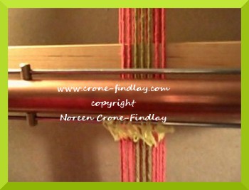 How to weave Inkle bands on the Mirrix Loom part 2-9 (c)