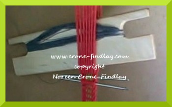 How to weave Inkle bands on the Mirrix Loom part 4-4 (c)