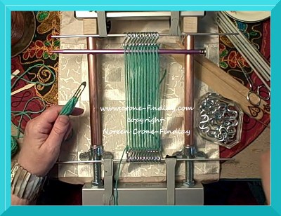 Leno lace on the Mirrix loom by Noreen Crone-Findlay (c) 1