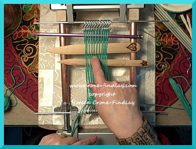 Leno lace on the Mirrix loom by Noreen Crone-Findlay (c) 2