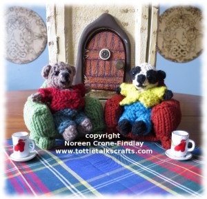 Findlay and Flora finally have comfie armchairs!