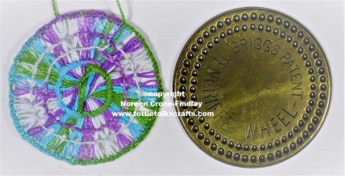 Teneriffe lace loom 8-c